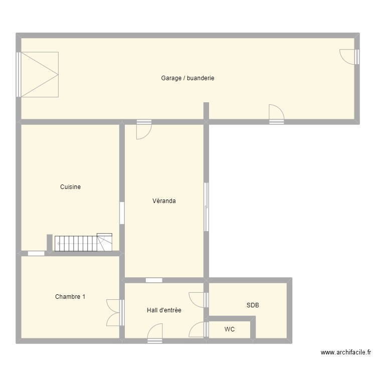 Plan électricité maison. Plan de 7 pièces et 196 m2