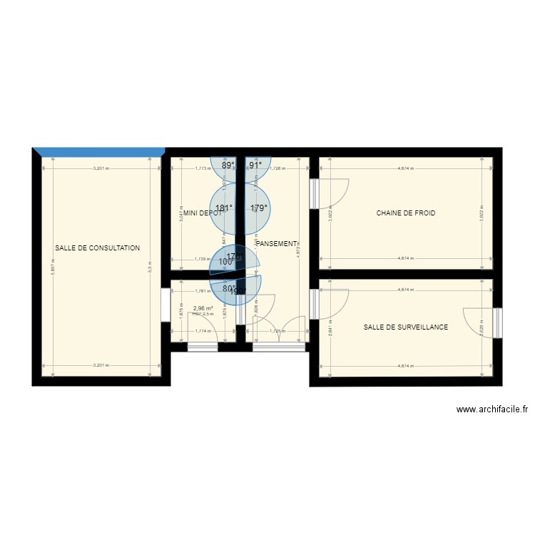 PLAN TRIS CMA GOROM. Plan de 6 pièces et 62 m2