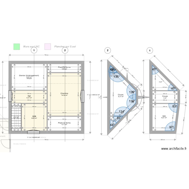 ML24015452 . Plan de 20 pièces et 119 m2