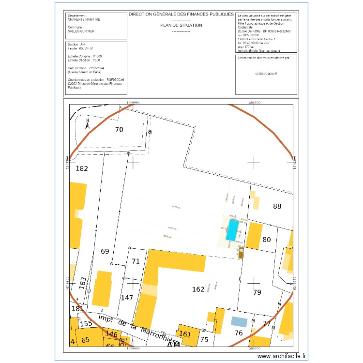 miaud. Plan de 0 pièce et 0 m2