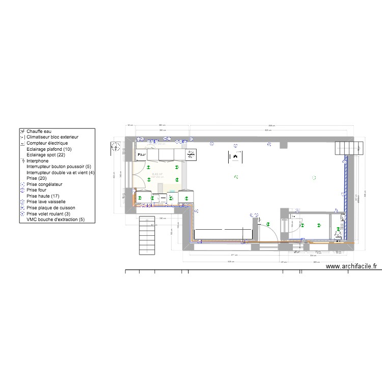 PLAN Ch M&M v3 oct2024. Plan de 8 pièces et 27 m2