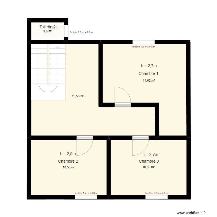 GjirgReeee. Plan de 13 pièces et 186 m2