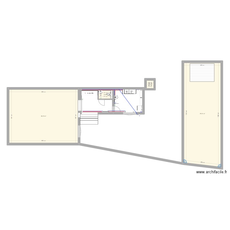 Annexe. Plan de 4 pièces et 116 m2