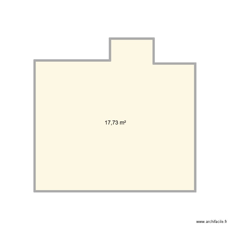 SC029. Plan de 1 pièce et 18 m2