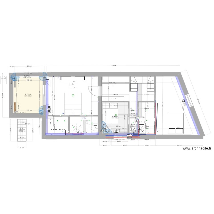 PLAN BLAISE sept2024. Plan de 8 pièces et 27 m2