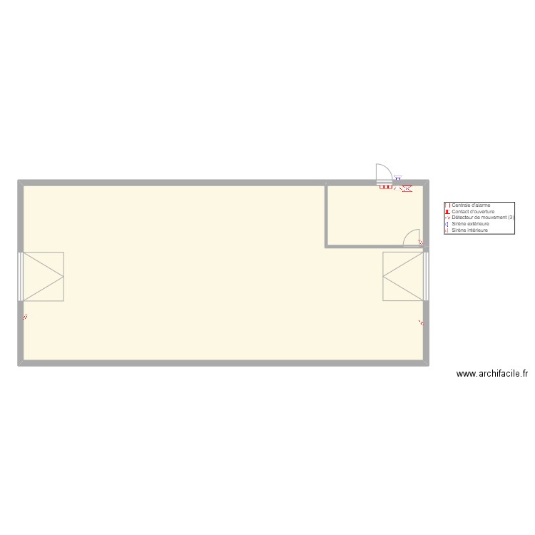 Isidore Siège Chai 1. Plan de 2 pièces et 170 m2