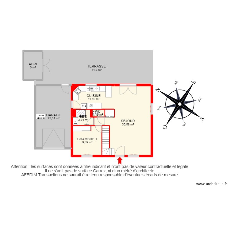 BI 21177 - . Plan de 20 pièces et 197 m2