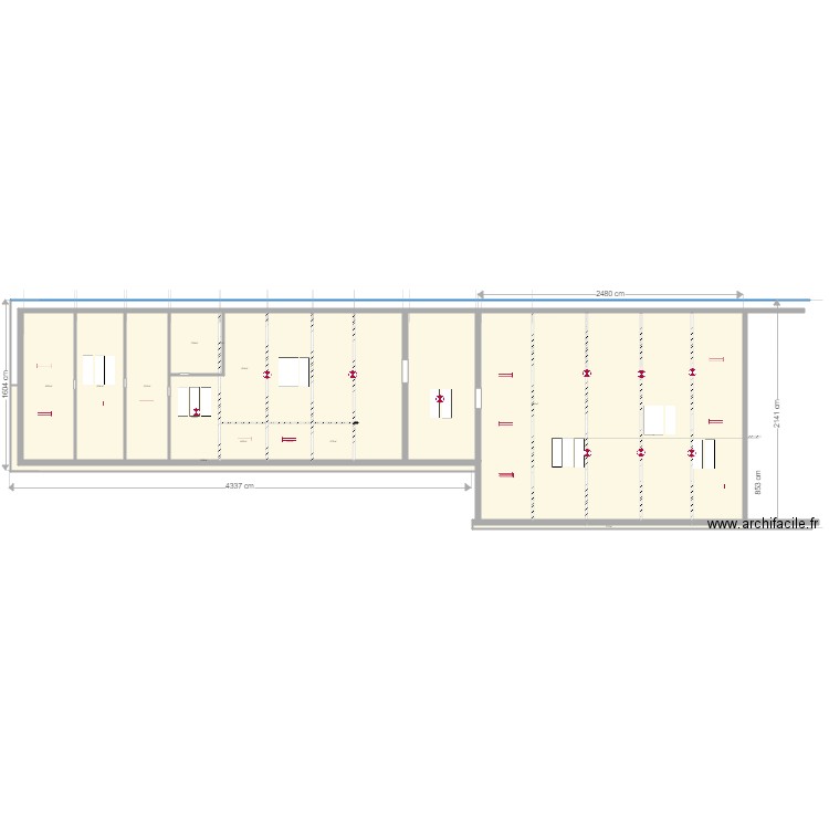 Batiment les Paroirs Trav elec 24-01-2025 B. Plan de 13 pièces et 1048 m2