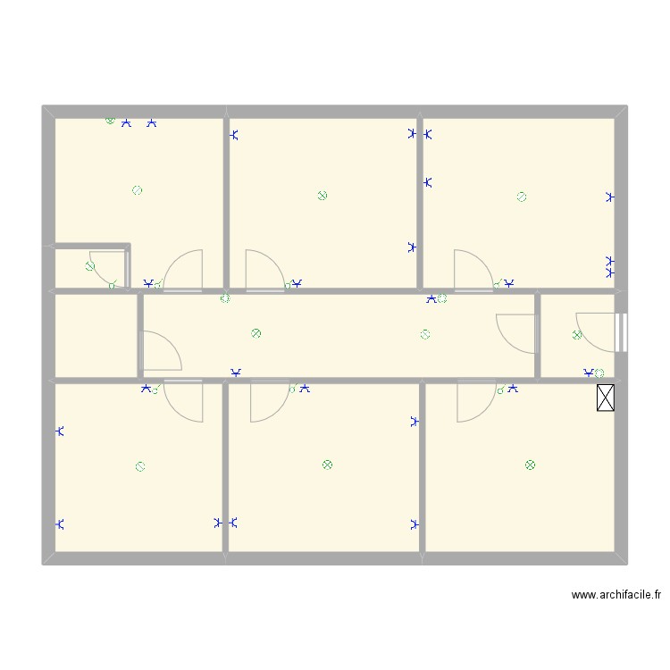 Arbea. Plan de 10 pièces et 99 m2