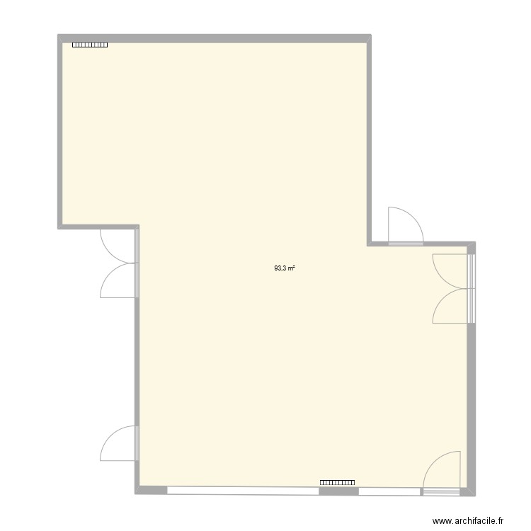 verdier antoine LABO E1. Plan de 1 pièce et 93 m2