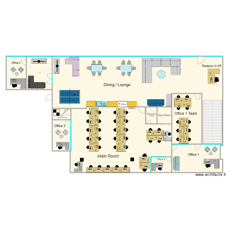 Vasiliko Ground Floor. Plan de 10 pièces et 533 m2