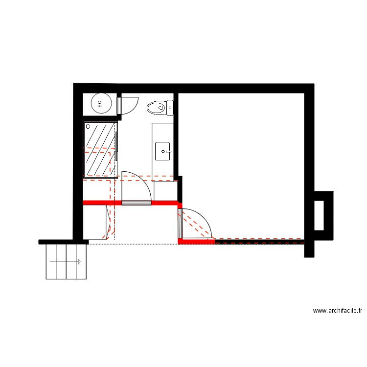 Giguère 6. Plan de 1 pièce et 0 m2