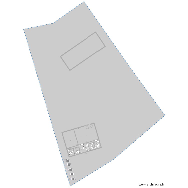 DMC COURLAOUX. Plan de 6 pièces et 1092 m2