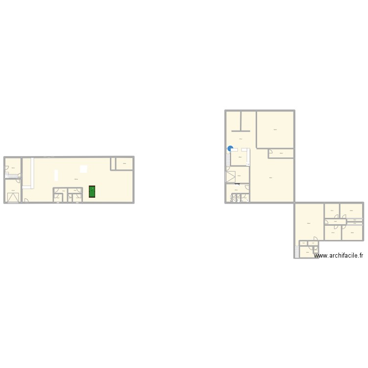 p10. Plan de 31 pièces et 682 m2