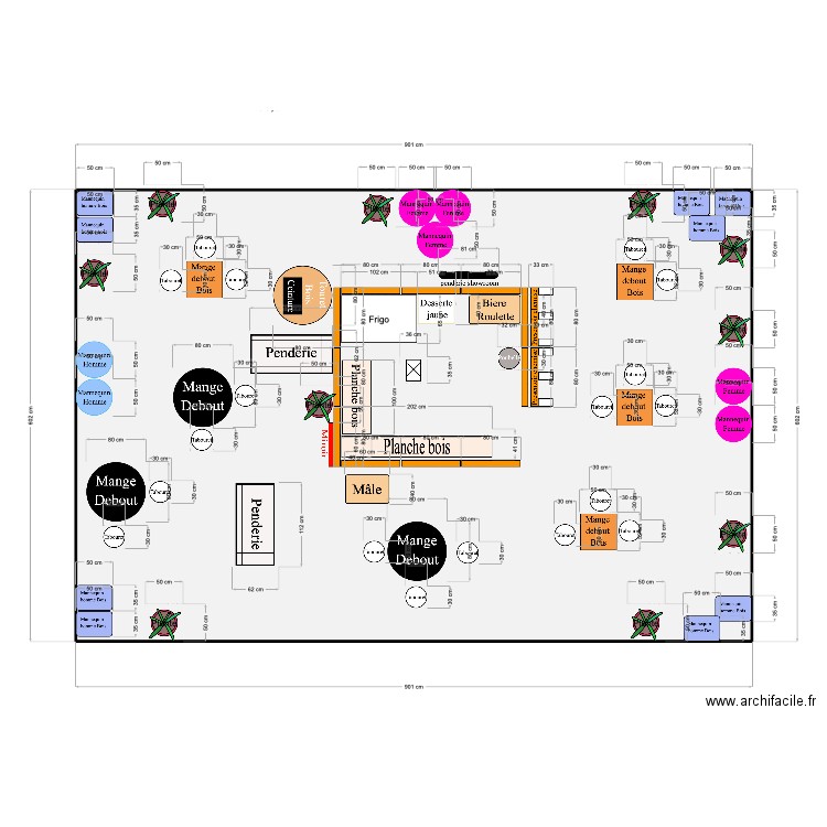 Funexpo 2024. Plan de 1 pièce et 54 m2