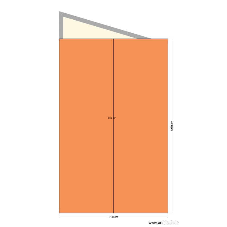 garage1. Plan de 2 pièces et 181 m2