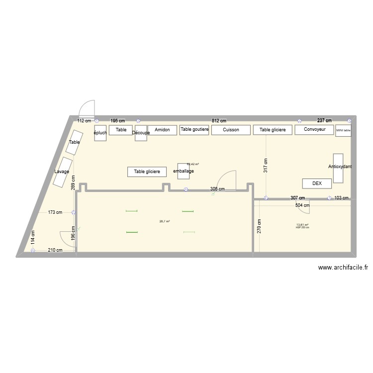 Elec. Plan de 3 pièces et 105 m2