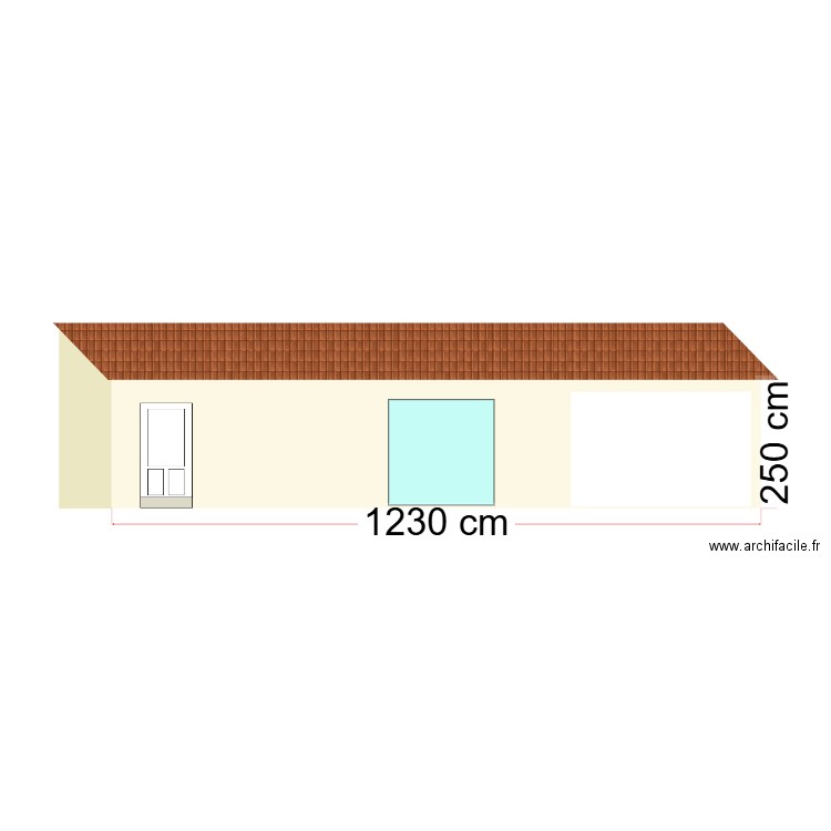 FACADE. Plan de 0 pièce et 0 m2