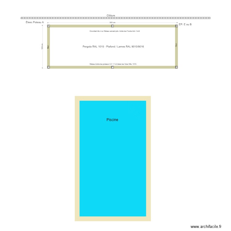 Pergo SSB&B. Plan de 1 pièce et 23 m2