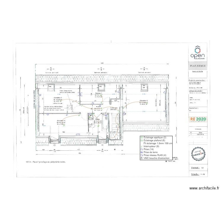 COLCHIDE ETAGE. Plan de 0 pièce et 0 m2