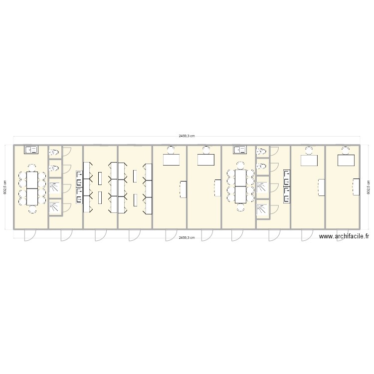 DELIMA CHANTIER TORCY. Plan de 18 pièces et 142 m2