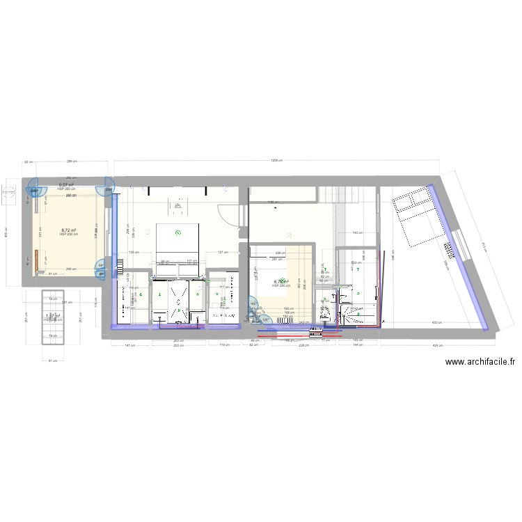 PLAN BLAISE RDC 1ER. Plan de 11 pièces et 80 m2