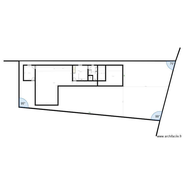 testwarang. Plan de 9 pièces et 747 m2