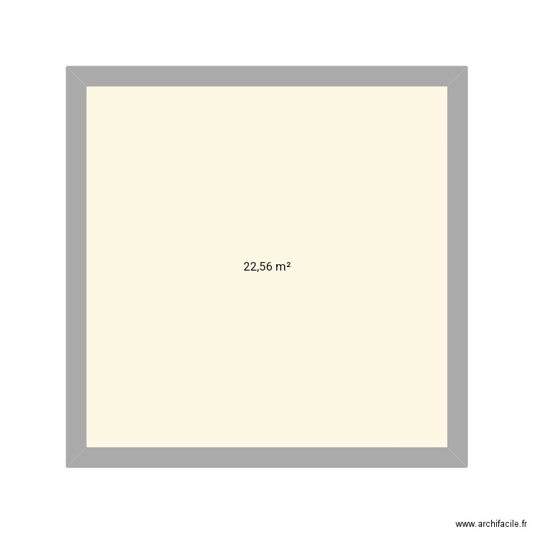 SALLE CASCADE 3. Plan de 1 pièce et 23 m2