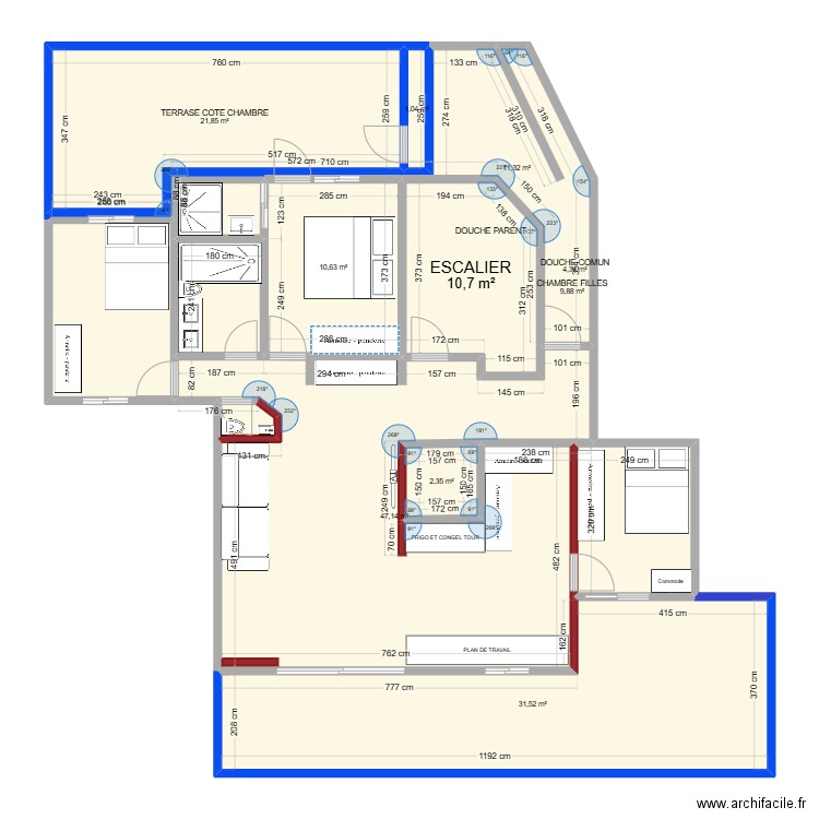 22 PINSKER 3. Plan de 13 pièces et 162 m2