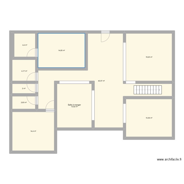 Maison écolo 2. Plan de 10 pièces et 130 m2