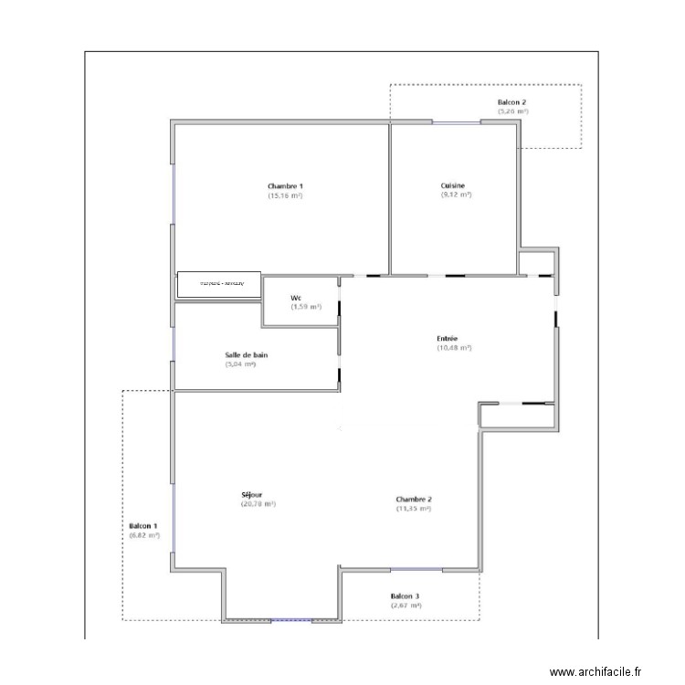 eugène verdun. Plan de 0 pièce et 0 m2