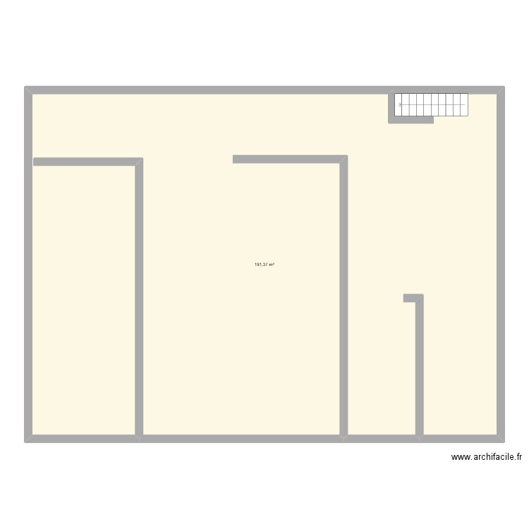 Teste 1. Plan de 1 pièce et 191 m2