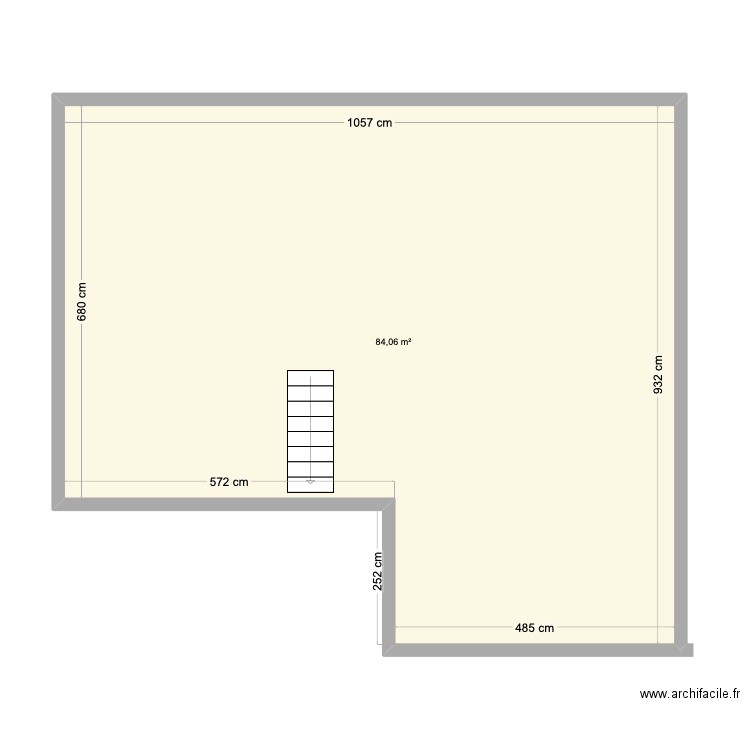 yo-base1+isolant2. Plan de 1 pièce et 84 m2