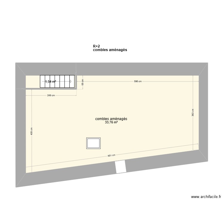 BOURGIER. Plan de 11 pièces et 102 m2