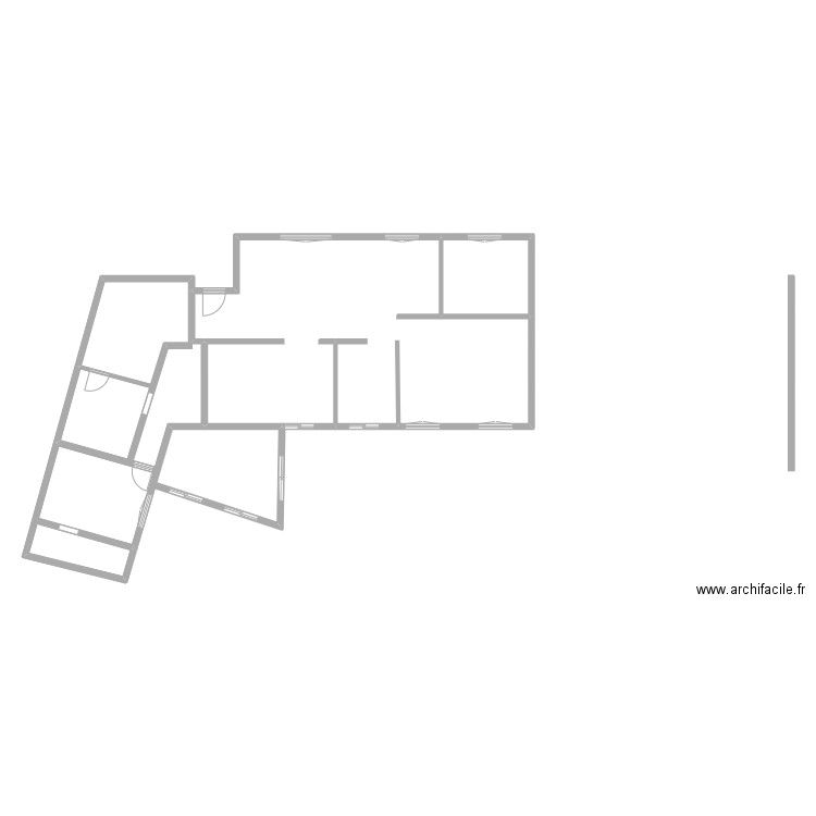 zola. Plan de 3 pièces et 138 m2