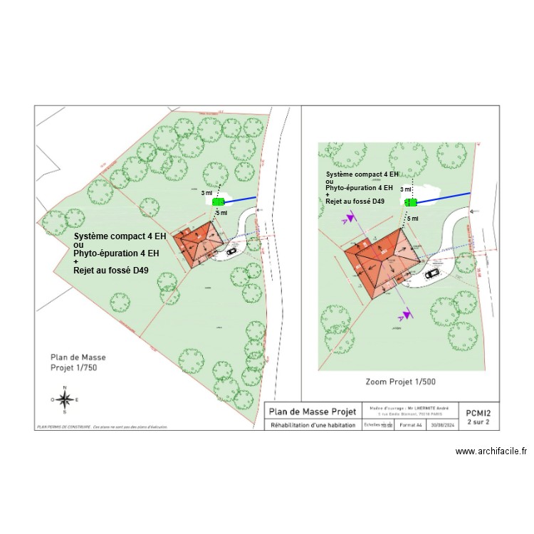 Lhermite. Plan de 0 pièce et 0 m2