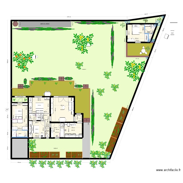 parcelle cadastrale forcalquier cabanon 1. Plan de 23 pièces et 565 m2