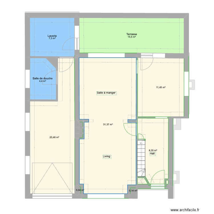 Maison Lindon 2. Plan de 29 pièces et 257 m2