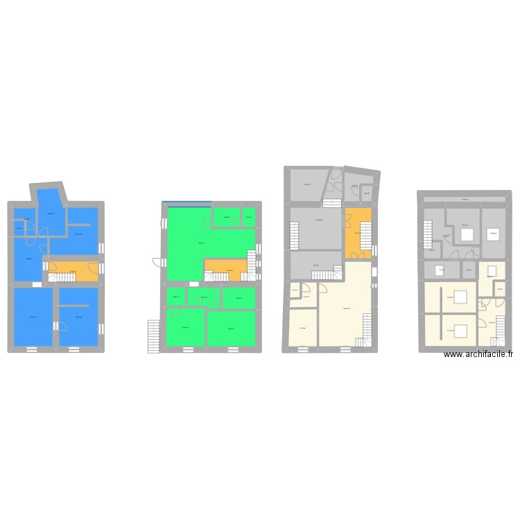 SEEZ LE BREUIL V1. Plan de 39 pièces et 401 m2