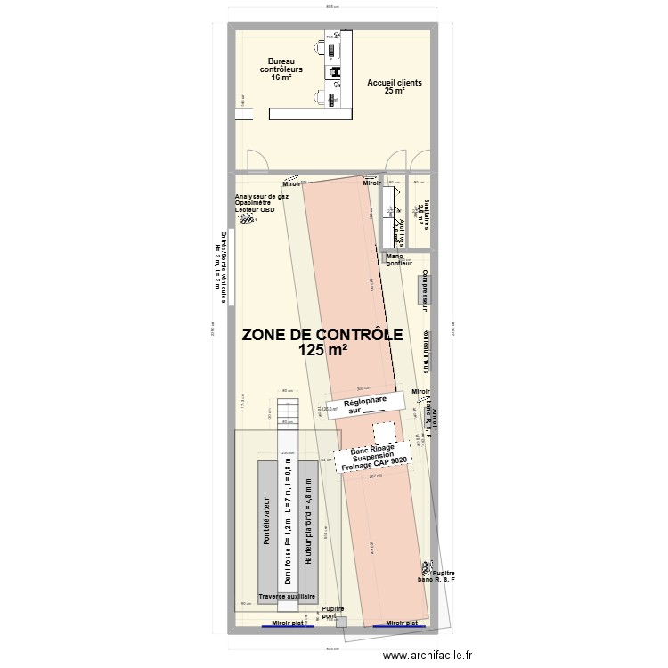 Projet CCT VL Reprise centre Saint AMOUR V1. Plan de 4 pièces et 172 m2