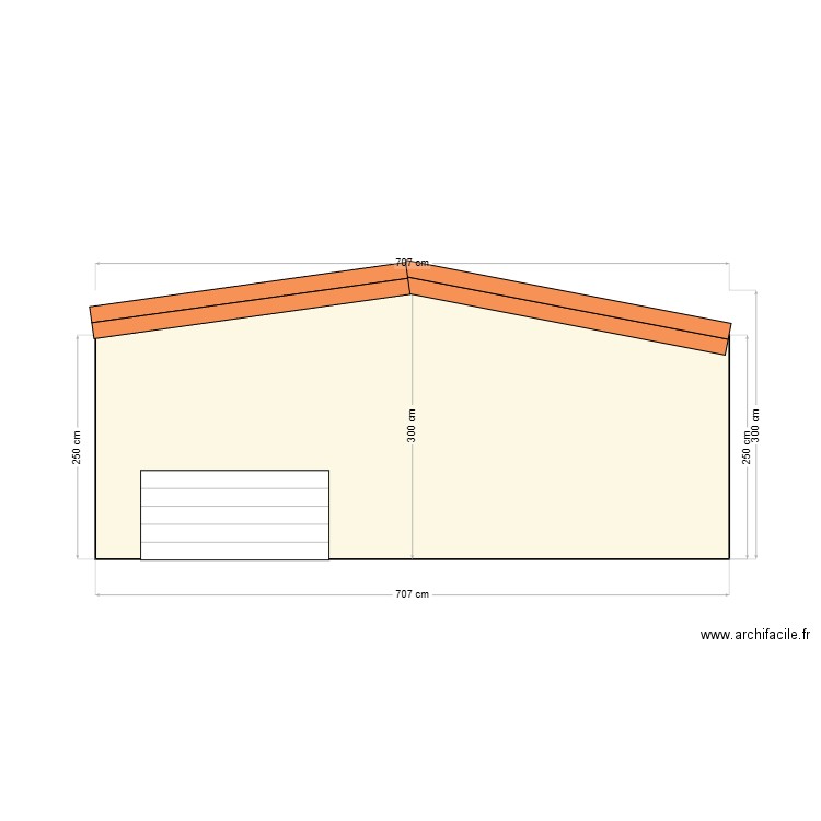 coupe poulailler. Plan de 0 pièce et 0 m2