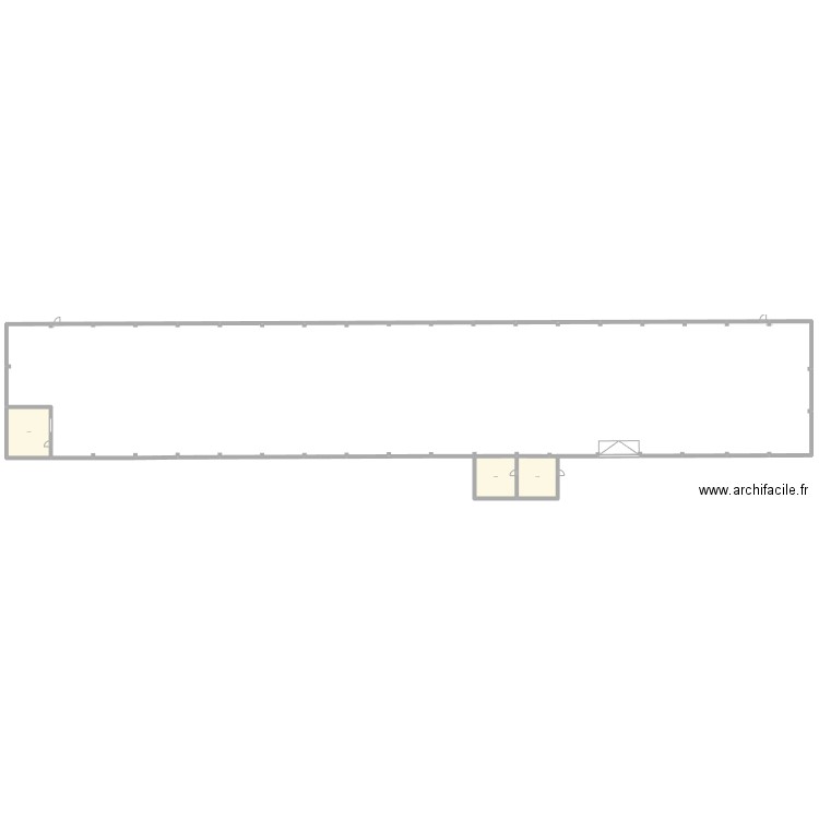 DTM. Plan de 3 pièces et 106 m2