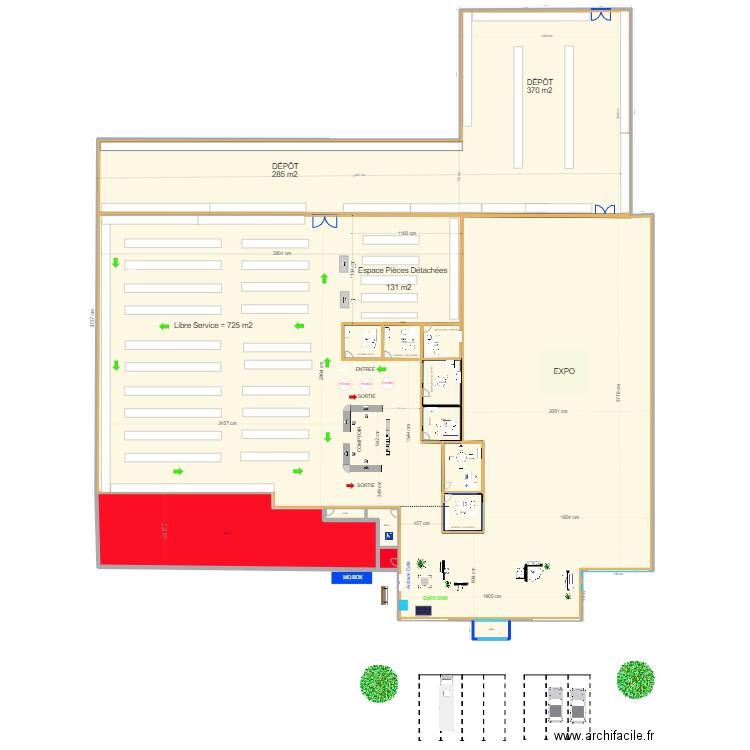 NEW AG12AC. Plan de 9 pièces et -1400 m2