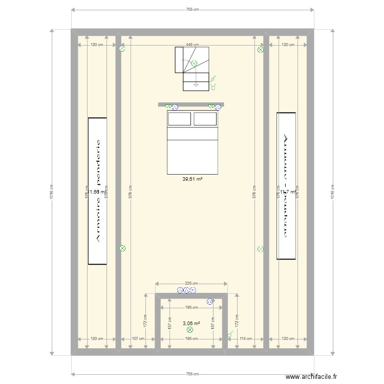 MARGARIDA ELEC MEM MARTIMS 1ER ANDAR. Plan de 4 pièces et 66 m2