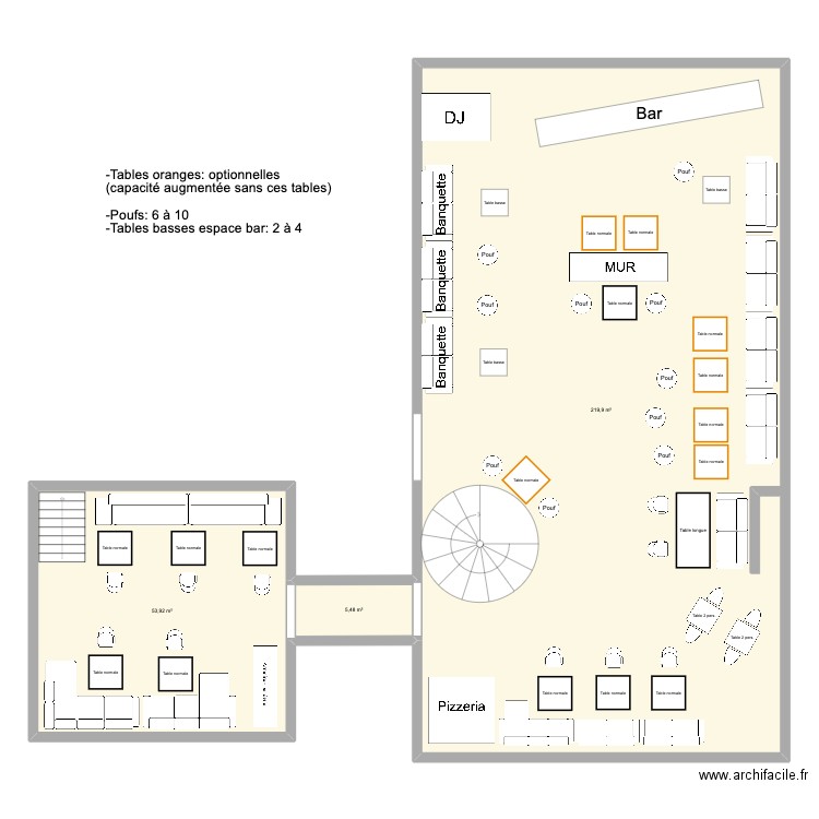 Cali2. Plan de 3 pièces et 279 m2