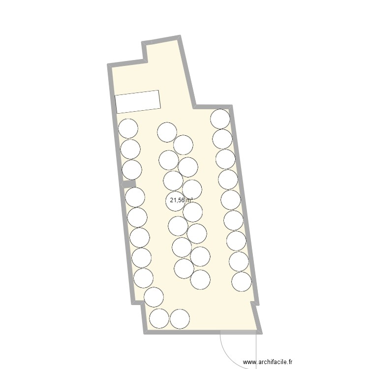 boutique. Plan de 0 pièce et 0 m2