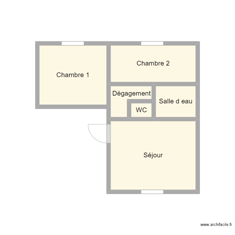 2408 SCI CPI OSMIL805647481. Plan de 6 pièces et 11 m2