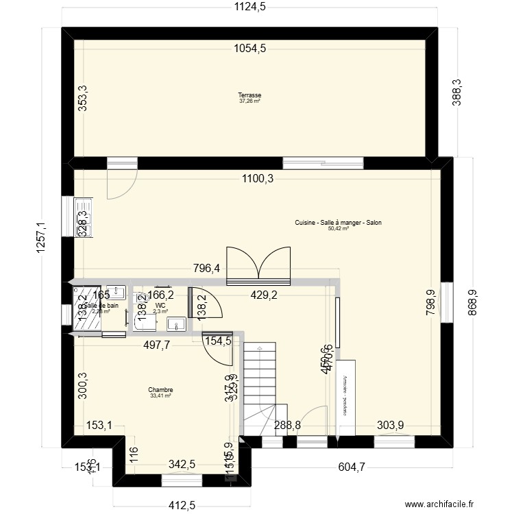 Schirmeck. Plan de 17 pièces et 507 m2