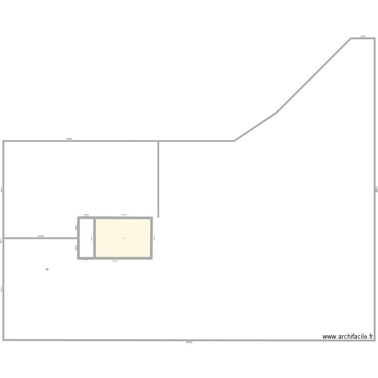 cadastre1. Plan de 1 pièce et 193 m2