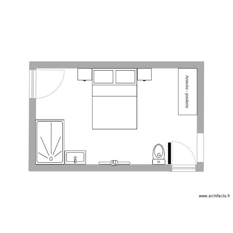 chambre2. Plan de 0 pièce et 0 m2